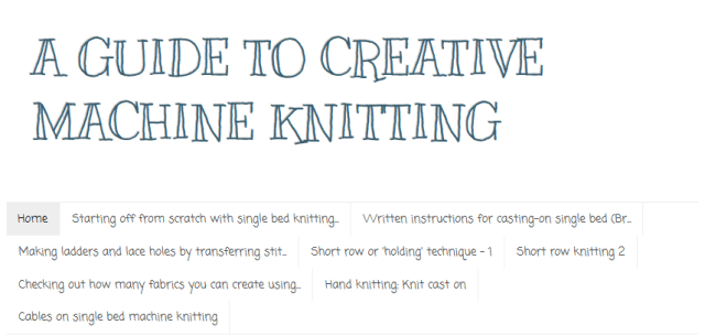 Creative Machien knitting scrshot