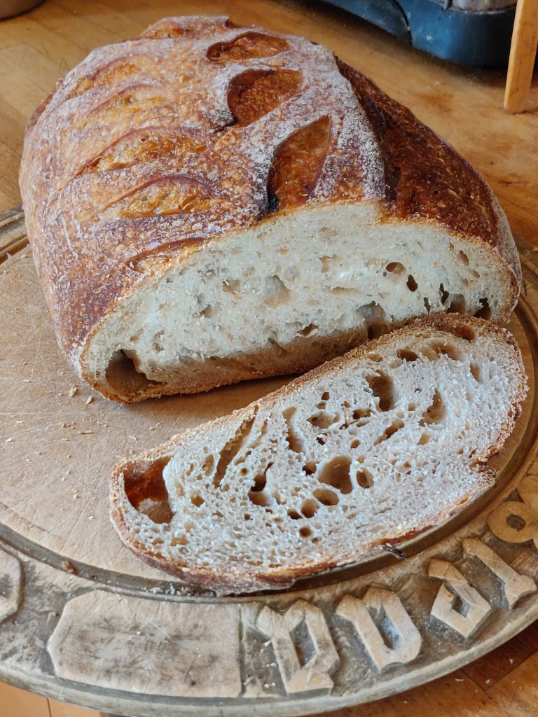 Open crumb loaf sourced open